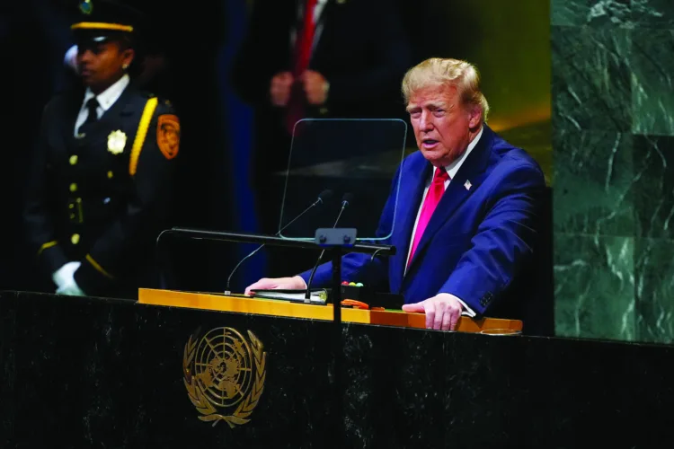 Trump in address to world leaders at the UN defends his decision to start the war against Iran